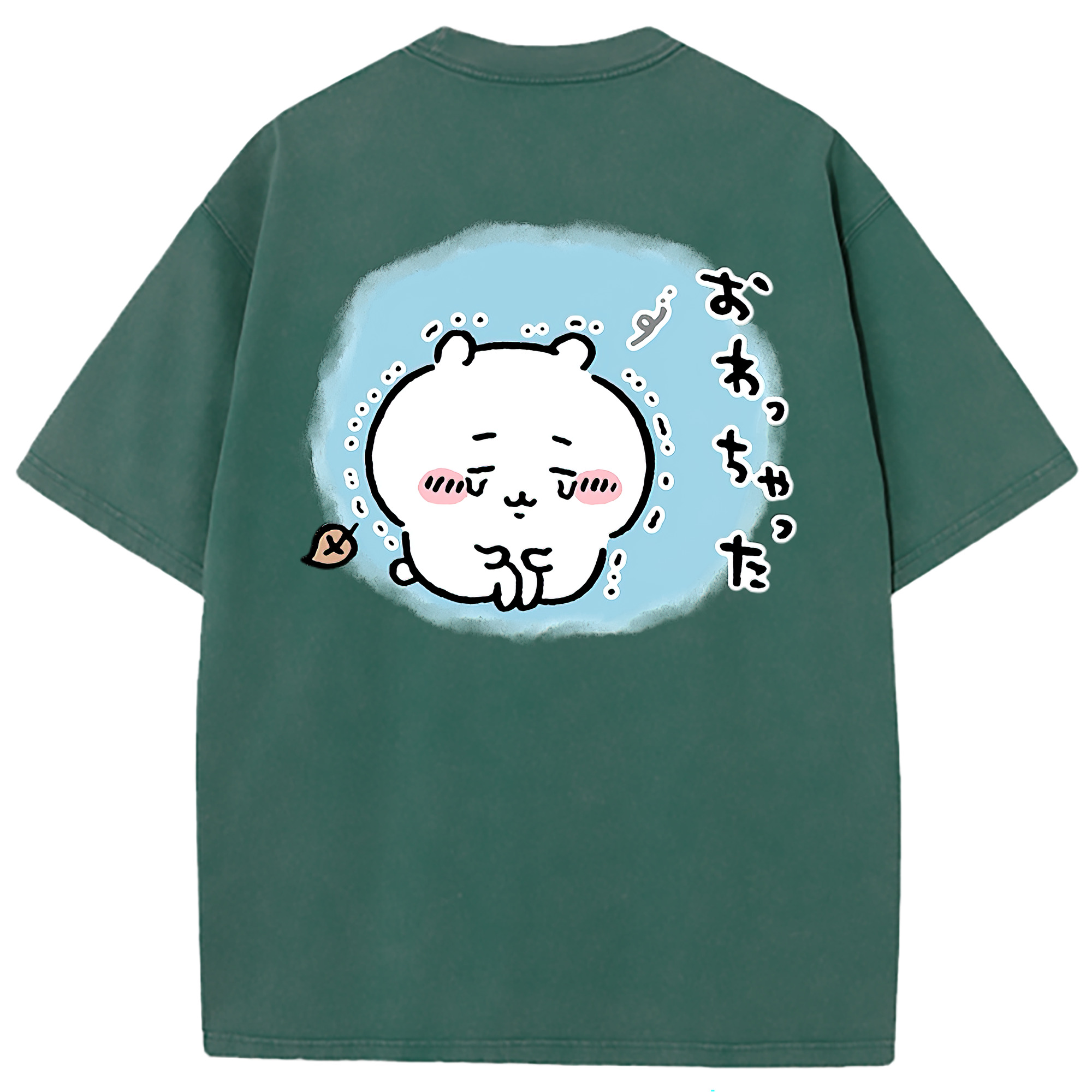 （画像用） ちいかわ ちいかわ Chii-kawa chiikawa 綿100% ヴィンテージ風 半袖Tシャツ（背面プリント）